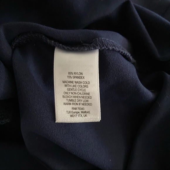 Cynthia Rowley navy blue shift dress dark academia 🫡 - Picture 7 of 7